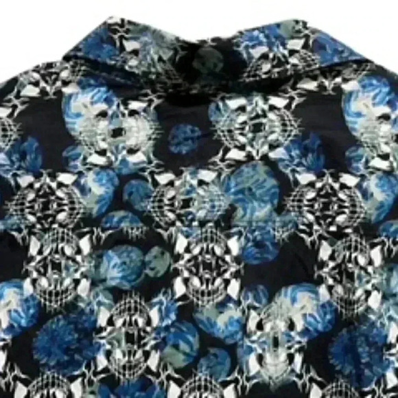 NEW Robert Graham Alloway Blue‎ Skull Print Classic Shirt Men’s Sz Small NWT - Picture 6 of 9